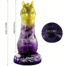 7.87in New Strange Shaped Horse Silicone Cock Dildo Simulation Penis
