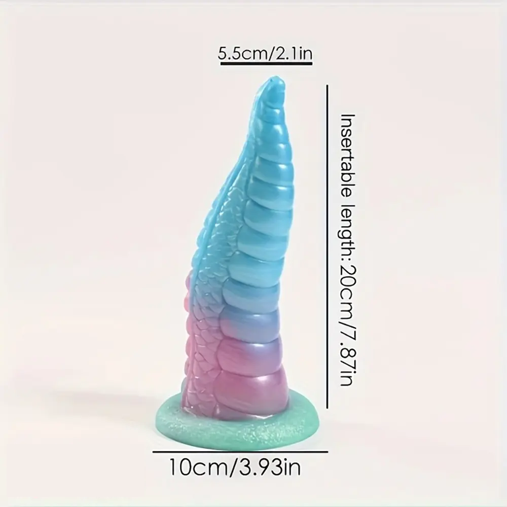 7.87in Octopus Tentacle Dildo For Women Soft Anal Dildo For Hands-Free Play