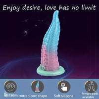 7.87in Octopus Tentacle Dildo For Women Soft Anal Dildo For Hands-Free Play