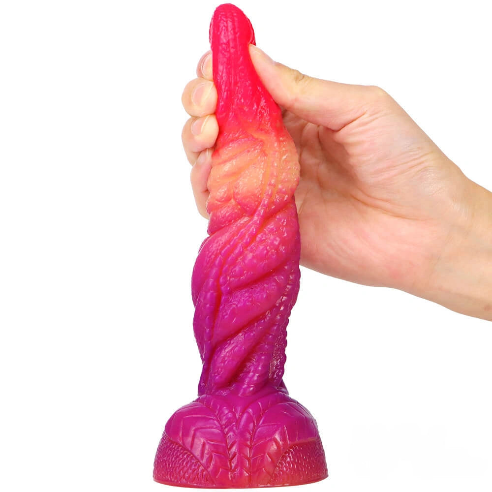 7.87in Octopus Tentacle Fantasy Makeup Ombre Dildo For Masturbation