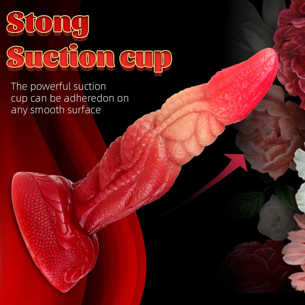 7.87in Octopus Tentacle Fantasy Makeup Ombre Dildo For Masturbation