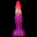 7.87in Octopus Tentacle Fantasy Makeup Ombre Dildo For Masturbation