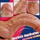 7.87in PVC Lifelike Dildo With Suction Cup Anal Sex Toy For Woman Men