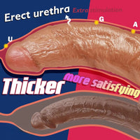 7.87in PVC Lifelike Dildo With Suction Cup Anal Sex Toy For Woman Men