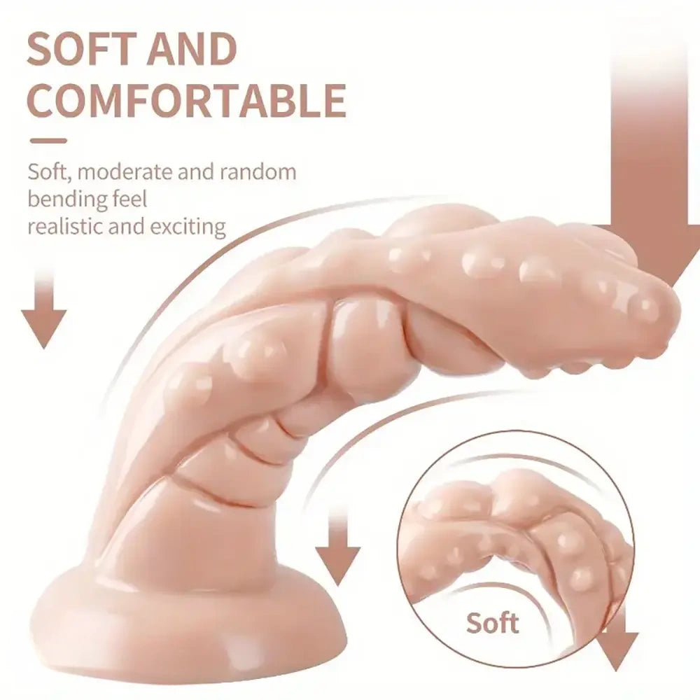 7.87in PVC Monster Fantasy Dildo For Adult BDSM Intimacy Play