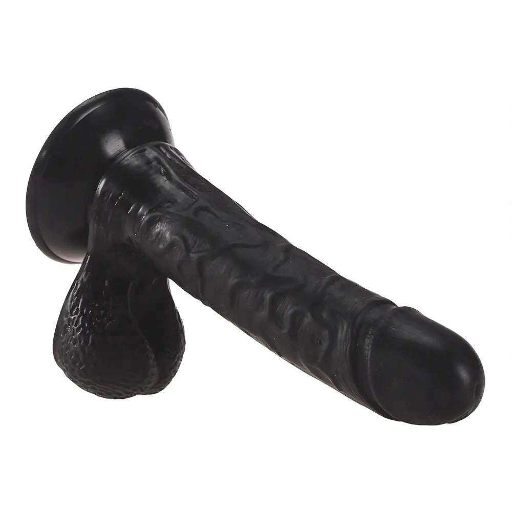 7.87in PVC Skin Feeling Dildo Sex Toy For Women With Suction Cup