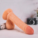 7.87in PVC Skin Feeling Dildo Sex Toy For Women With Suction Cup