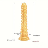 7.87in Real Cock Dildo For Anus Vaginal Stimulation Female Pleasure