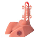 7.87in Real Feeling 3D Lifelike Sex Torso Dildo With Vibrating Thrusting Toy