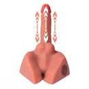 7.87in Real Feeling 3D Lifelike Sex Torso Dildo With Vibrating Thrusting Toy