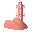 7.87in Real Feeling 3D Lifelike Sex Torso Dildo With Vibrating Thrusting Toy