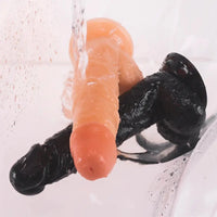 7.87in Real PVC Skin Feeling Penis Dildo Sex Toy For Women Men Sex