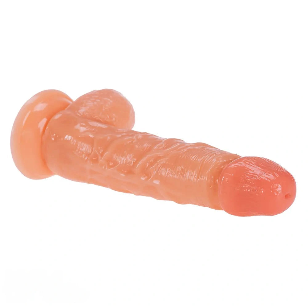 7.87in Real PVC Skin Feeling Penis Dildo Sex Toy For Women Men Sex