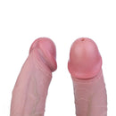 7.87in Real Vein Soft Silicone Adult Double Layer Squirting Strap on Dildo