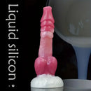 7.87in Realistic Animal Dog Knot Soft Silicone Odd Dildo For Men Women
