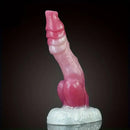 7.87in Realistic Animal Dog Knot Soft Silicone Odd Dildo For Men Women