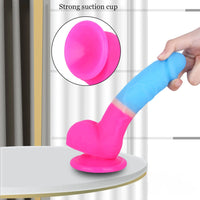 7.87in Realistic Dildo Sex Toy For Women Men Fake Penis