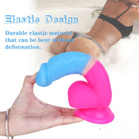 7.87in Realistic Dildo Sex Toy For Women Men Fake Penis