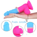 7.87in Realistic Dildo Sex Toy For Women Men Fake Penis
