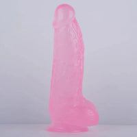 7.87in Realistic Penis PVC Skin Feel Phallus Sex Toy For Women Masturbation