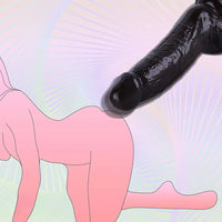 7.87in Realistic Penis PVC Skin Feel Phallus Sex Toy For Women Masturbation