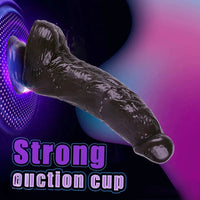 7.87in Realistic Penis PVC Skin Feel Phallus Sex Toy For Women Masturbation