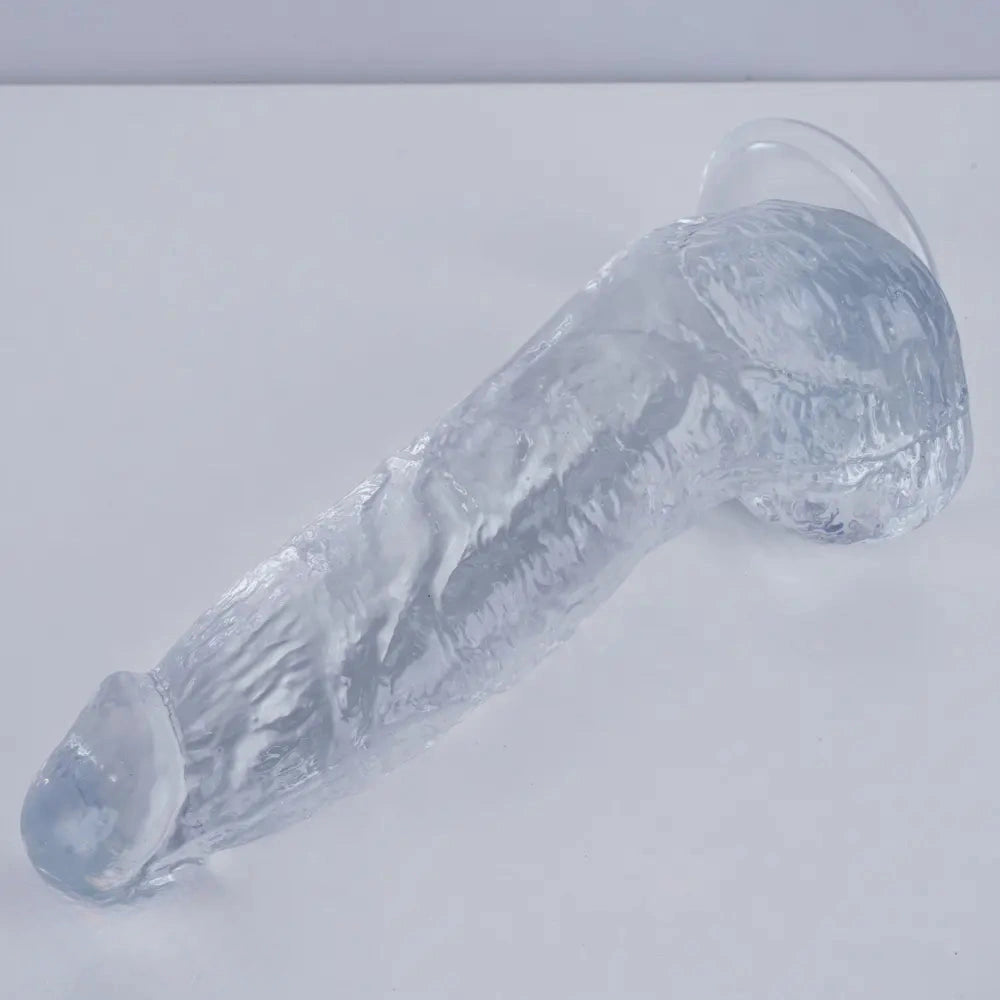 7.87in Realistic Penis PVC Skin Feel Phallus Sex Toy For Women Masturbation