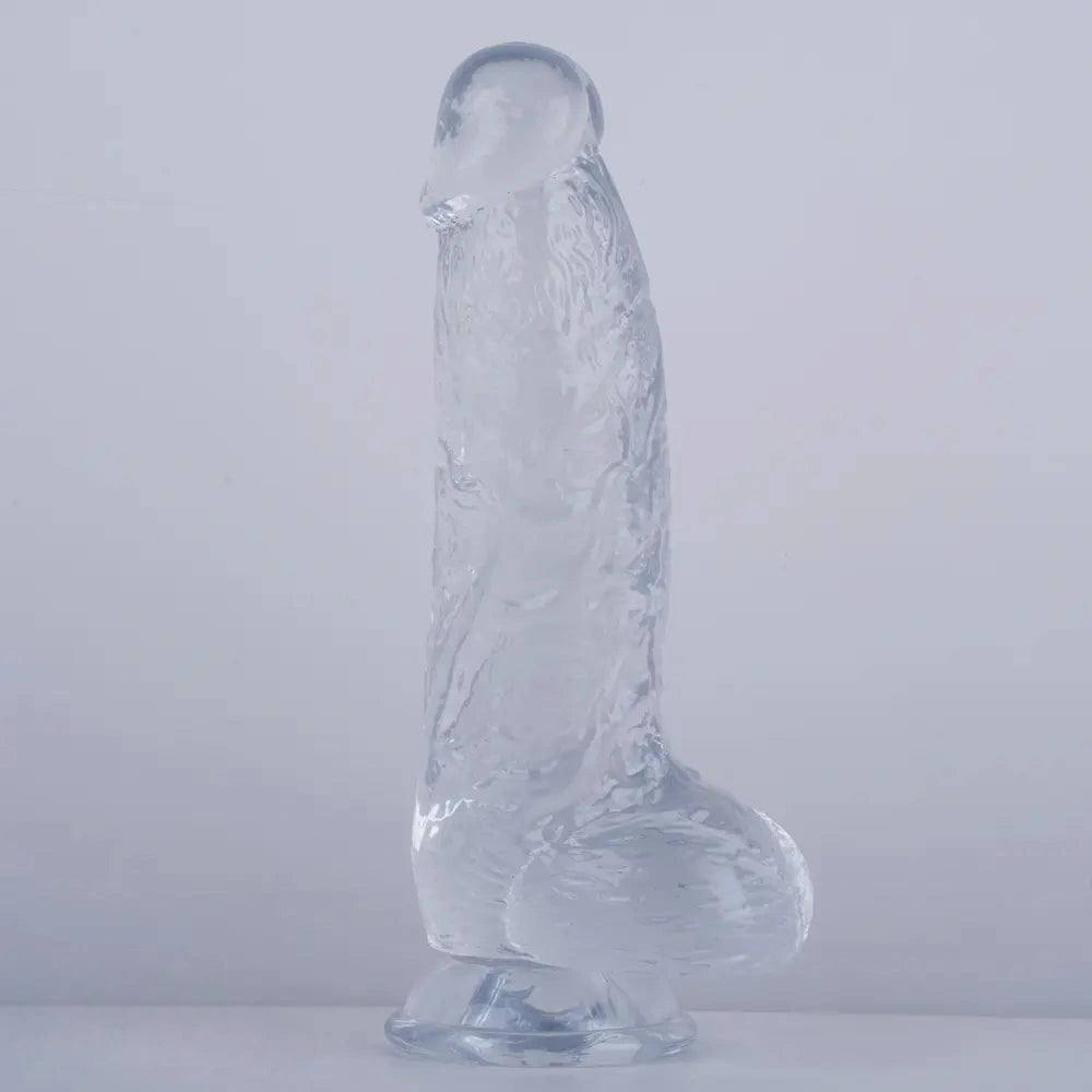 7.87in Realistic Penis PVC Skin Feel Phallus Sex Toy For Women Masturbation