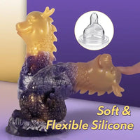 7.87in Realistic Silicone Dragon Dildo For G-Spot Stimulating Ball-Free Design
