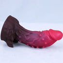 7.87in Realistic Silicone Monster Spiked Dildo With Strong Suction Cup