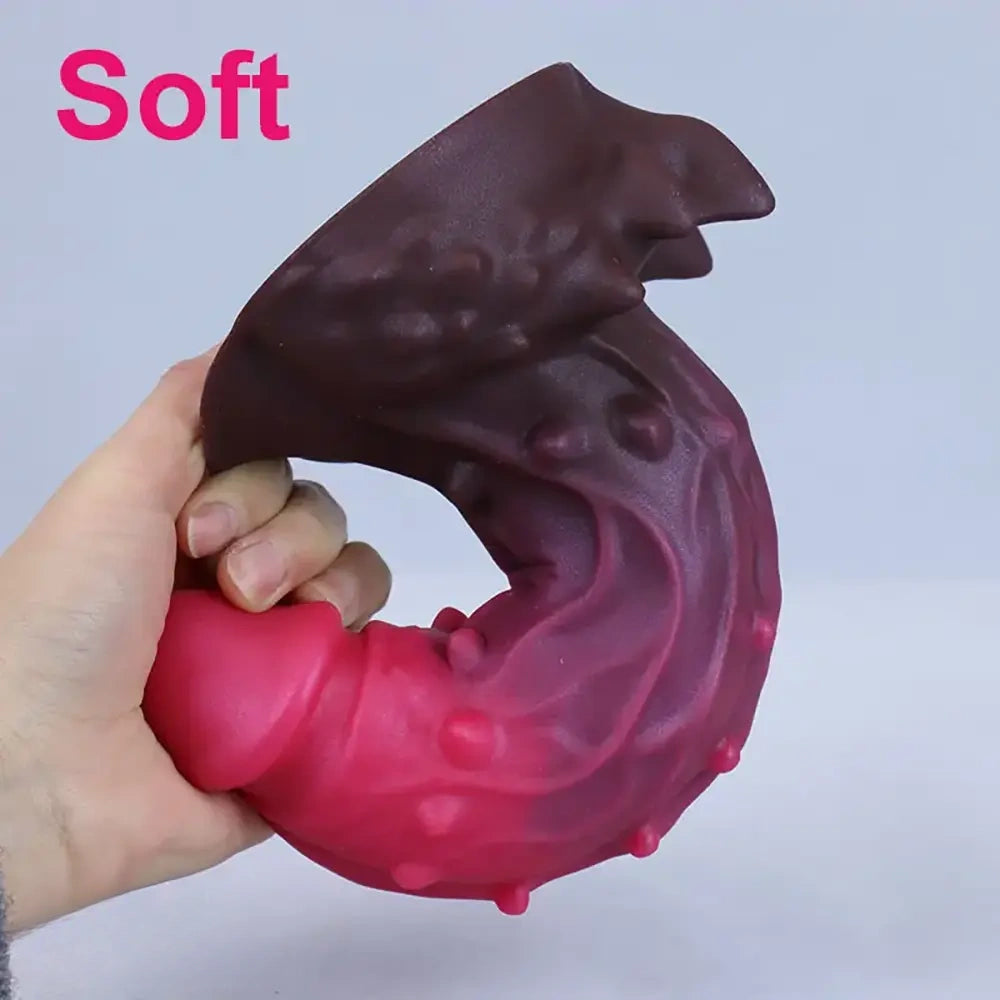 7.87in Realistic Silicone Monster Spiked Dildo With Strong Suction Cup