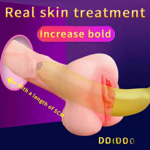7.87in Realistic Vagina Pocket Pussy Dildo For Men Women
