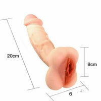7.87in Realistic Vagina Pocket Pussy Dildo For Men Women