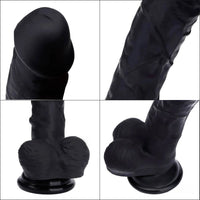 7.87in Realistic Veins Glans Dildo For Vaginal Stimulation