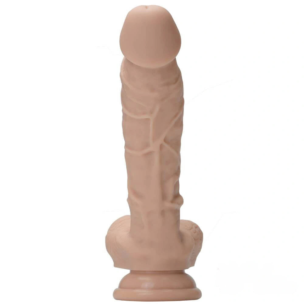 7.87in Realistic Veins Glans Dildo For Vaginal Stimulation