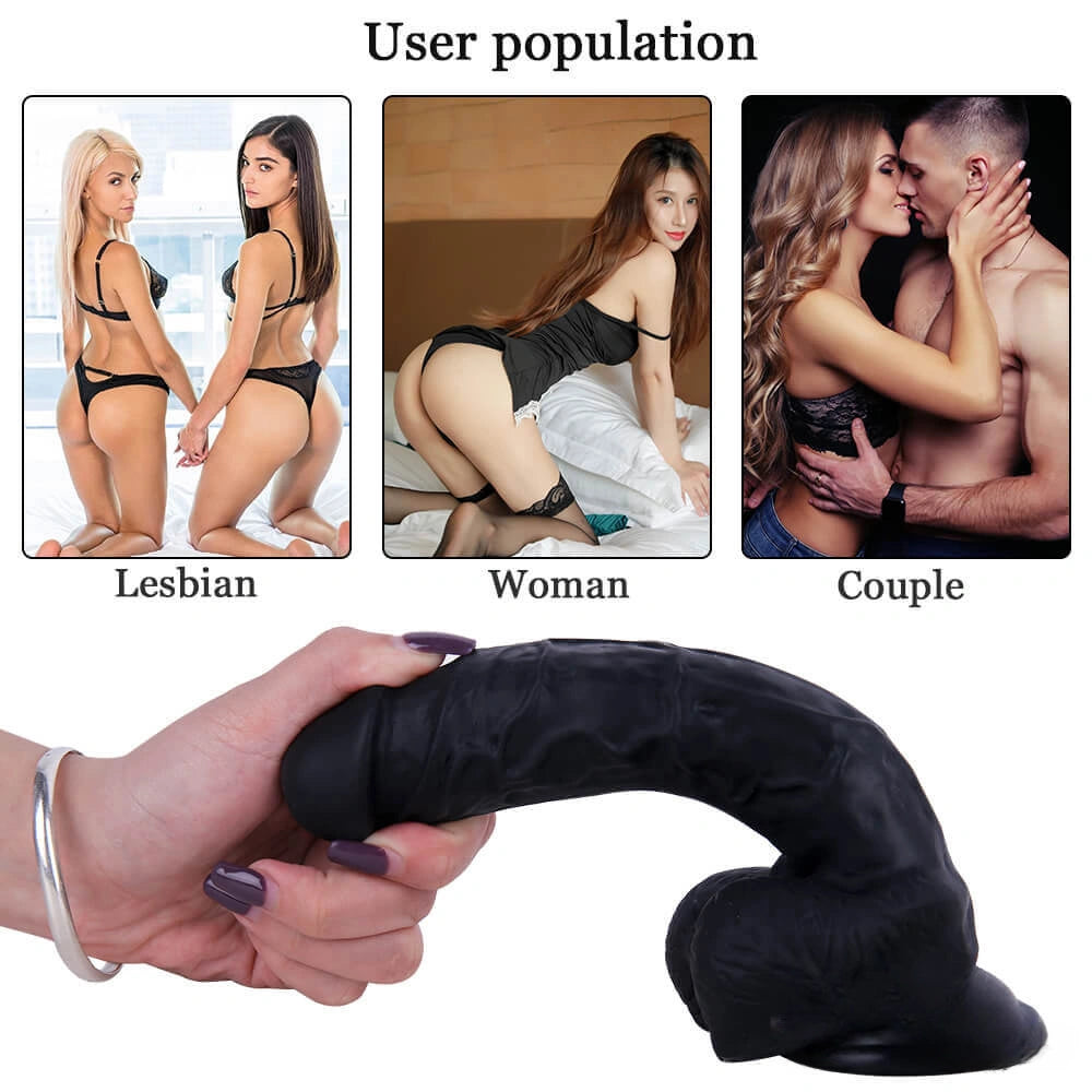 7.87in Silicone Dildo For Women Lifelike Sex Toy For Females