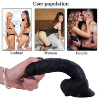 7.87in Silicone Dildo For Women Lifelike Sex Toy For Females