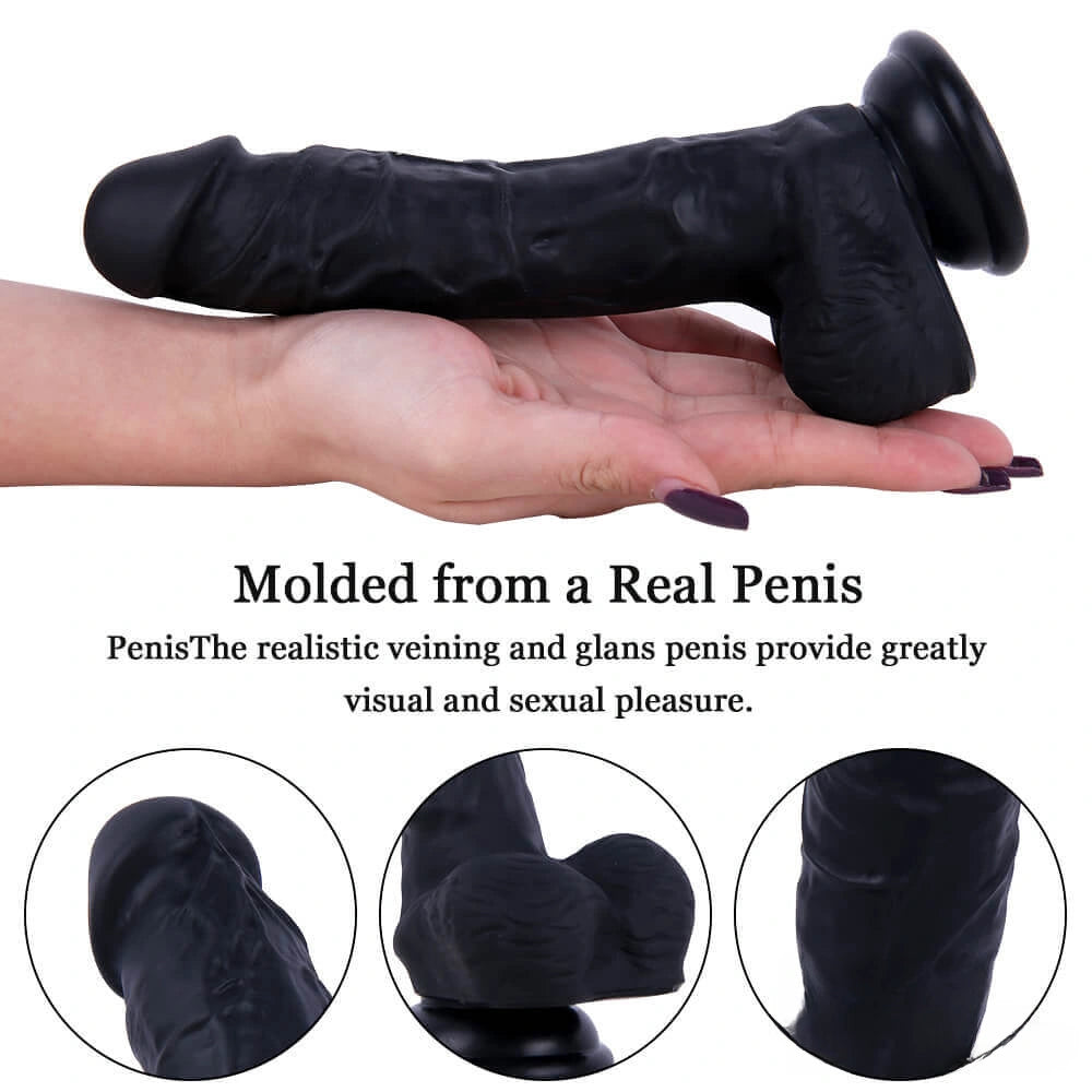 7.87in Silicone Dildo For Women Lifelike Sex Toy For Females