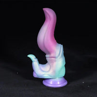 7.87in Silicone Fantasy Odd Sharp Head Dildo Mixed-colors Sensory Play