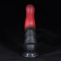 7.87in Silicone Fantasy Odd Sharp Head Dildo Mixed-colors Sensory Play