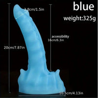 7.87in Silicone Octopus Soft Tentacle Shaped Dildo Vaginal Dilator Stimulator