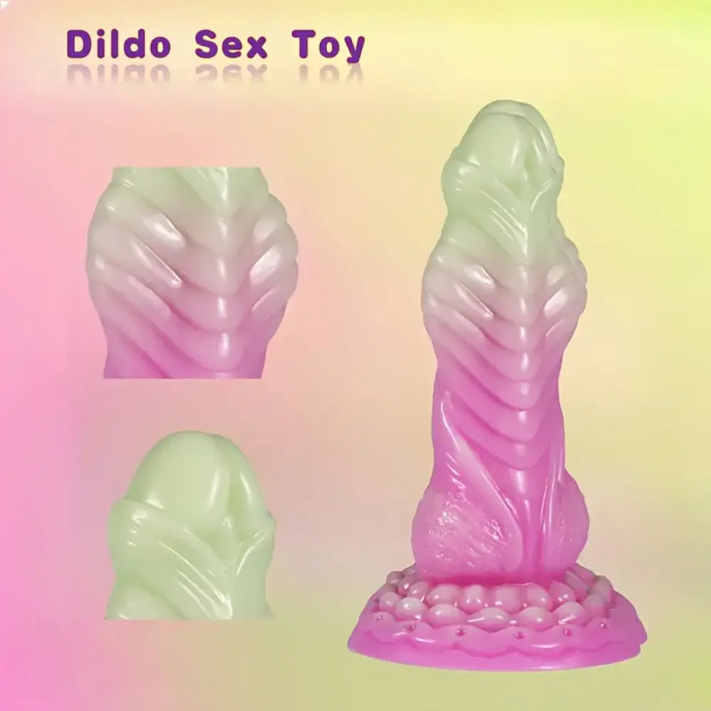 7.87in Silicone Snake Animal Dildo With Suction Cup For Adults Sex