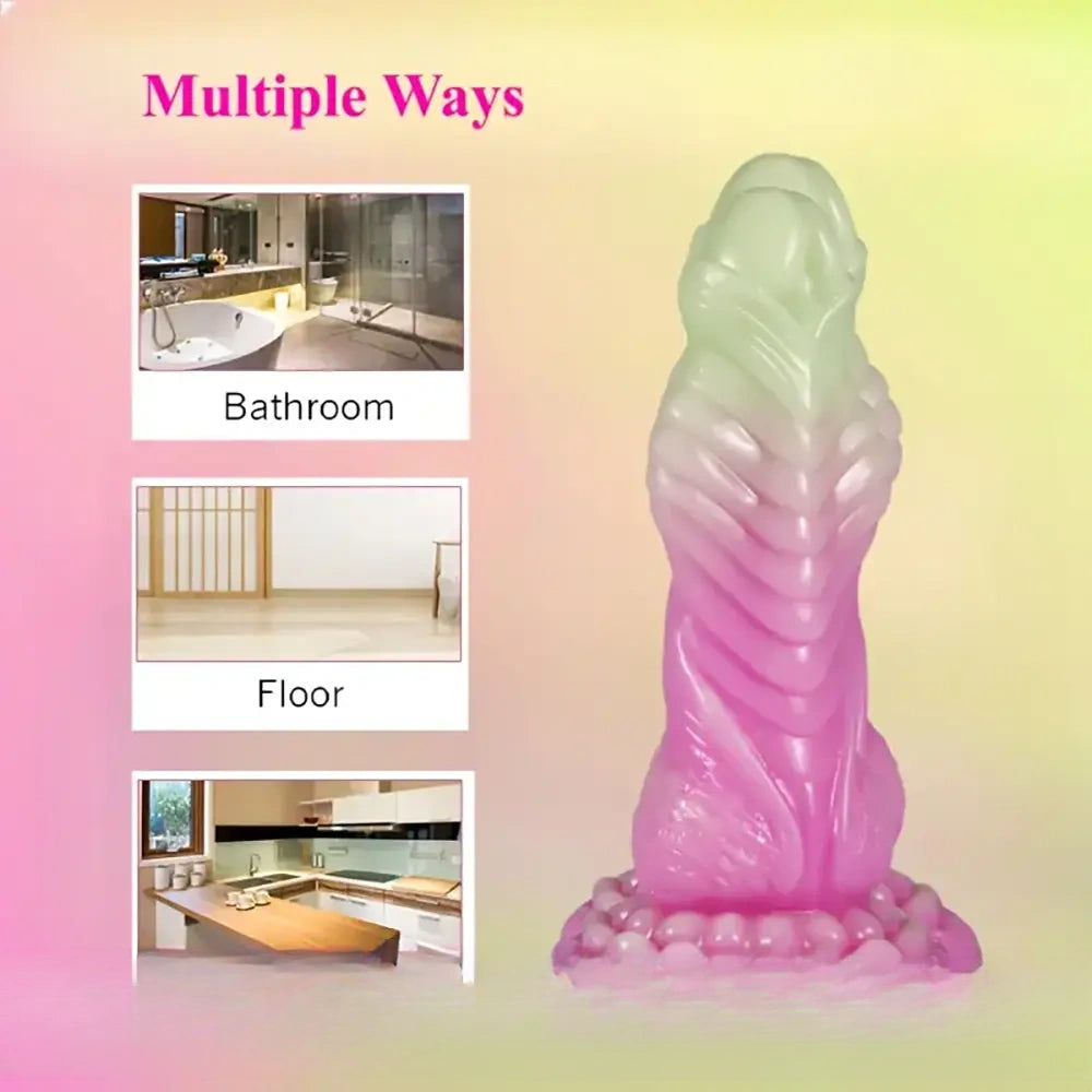7.87in Silicone Snake Animal Dildo With Suction Cup For Adults Sex