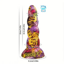 7.87in Silicone Soft Monster Design Dildo For Women Hands-Free