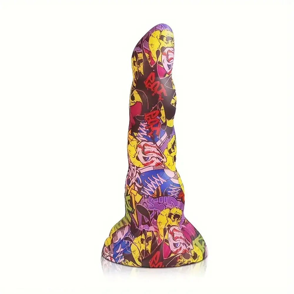 7.87in Silicone Soft Monster Design Dildo For Women Hands-Free