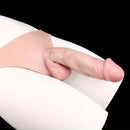7.87in Silicone Ultra Elastic Harness Hollow Strap-On Dildo Sleeve