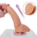 7.87in Soft Double Layer Silicone Dildo Adult Toy For Females