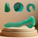 7.87in Soft Flexible Liquid Silicone Monster Female Dildo For Sex