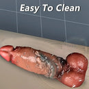 7.87in Soft Lifelike Silicone Dildo With Dragon Design For Women Men
