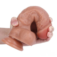 7.87in Soft Liquid Silicone Realistic Dildo Women Adult Sex Toy